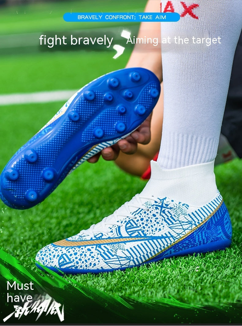 High-top Firm Ground Soccer Shoes